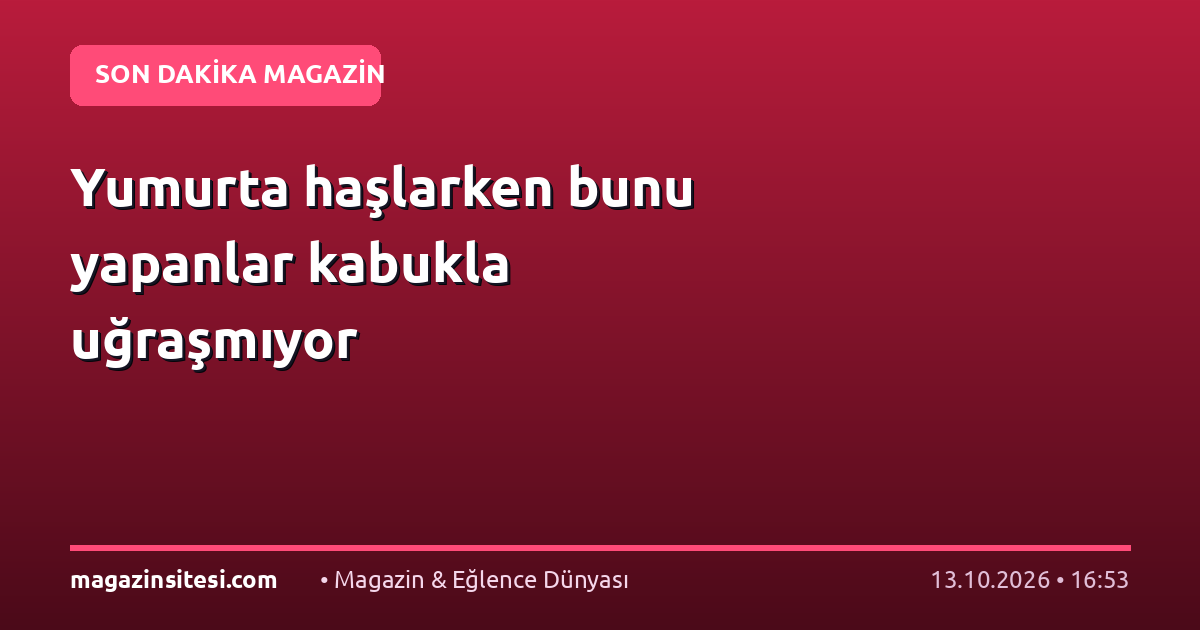 Yumurta haşlarken bunu yapanlar kabukla uğraşmıyor