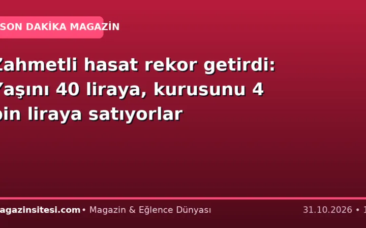 Zahmetli hasat rekor getirdi: Yaşını 40 liraya, kurusunu 4 bin liraya satıyorlar