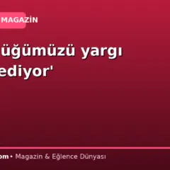 ‘Özgürlüğümüzü yargı tehdit ediyor’