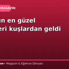 Haftanın en güzel haberleri kuşlardan geldi